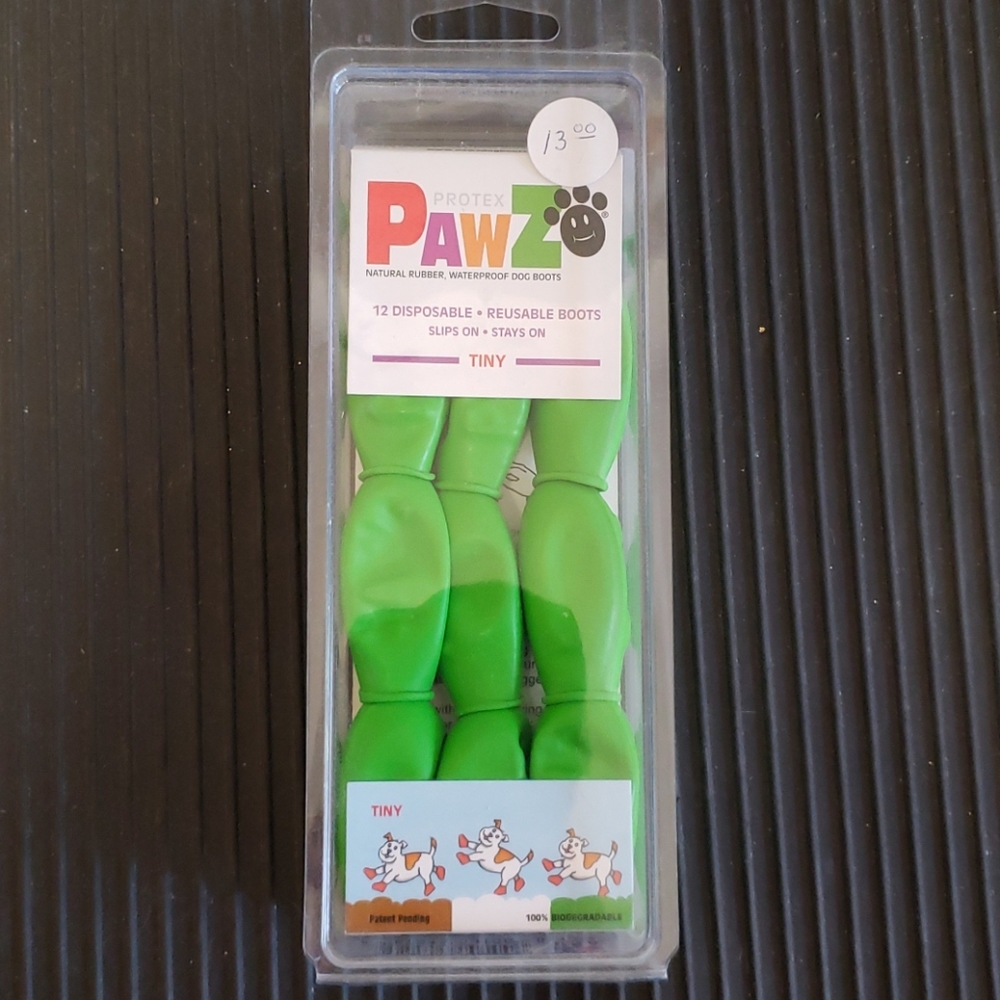 Pawz Size Tiny Reusable Boots for DOGS